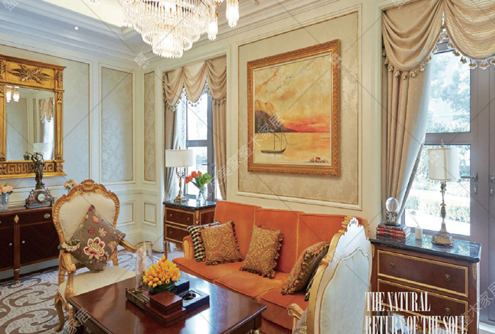 经典美式系列-客厅